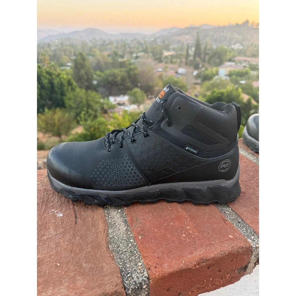 Timberland PRO Mens 13M ReBOTL Waterproof Composite Toe Work Boots Black A1KBW